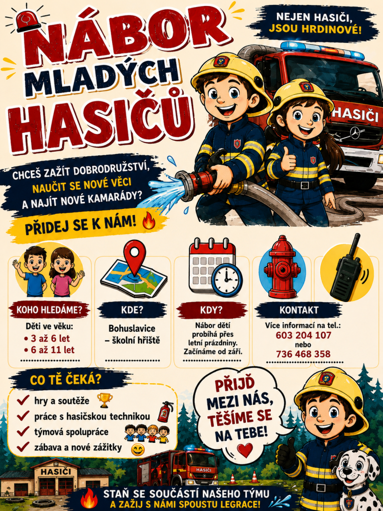 nábor mladých hasičů