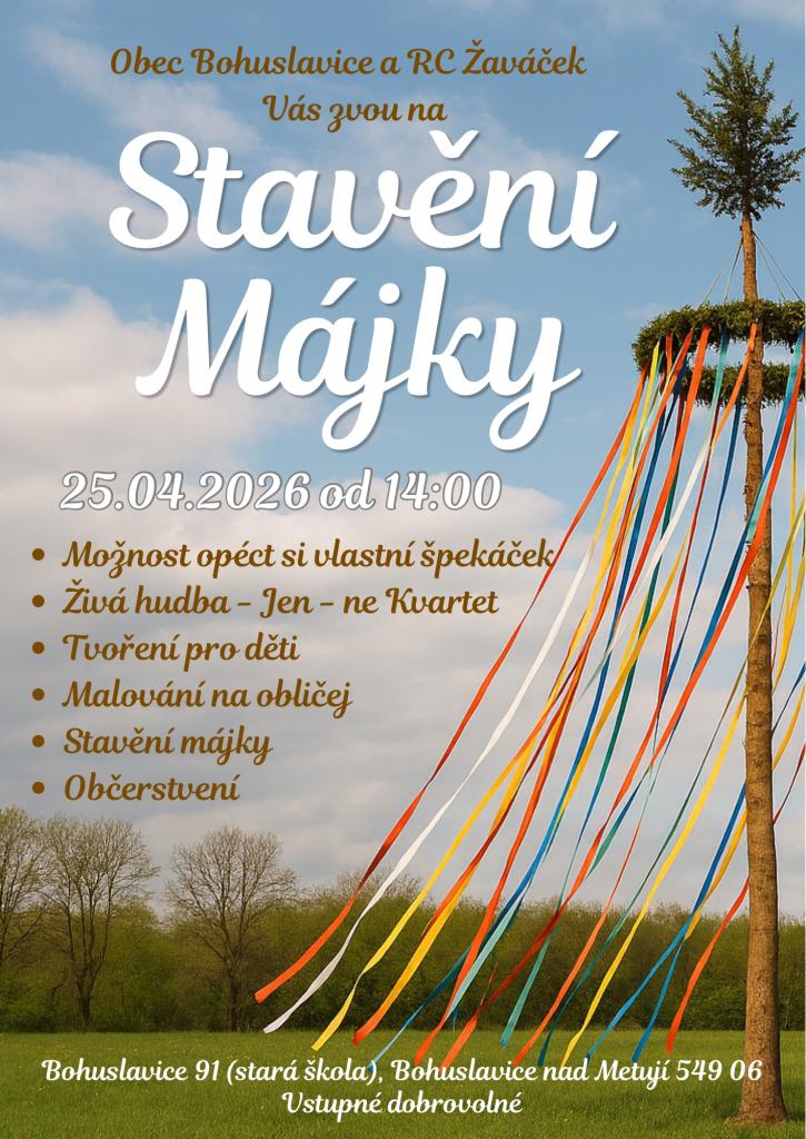 stavění májky