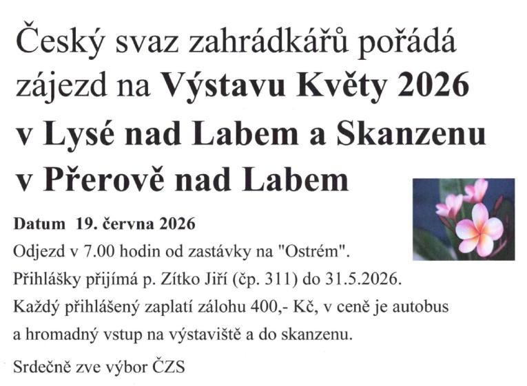 zahrádkáři výlet 